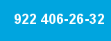 922 406-26-32 922 406-26-32